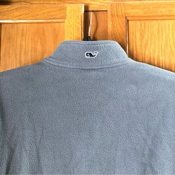 Vineyard Vines Women’s Gray Full Zip Fleece Jacket Size S Cozy Warm - Picture 9 of 13